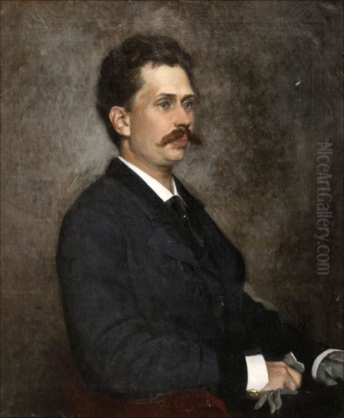 The Pharmacist Oil Painting by Albert Edelfelt