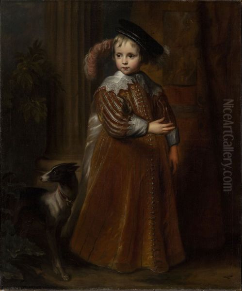 Portrait of William II, Prince of Orange-Nassau Oil Painting by Anthony Van Dyck