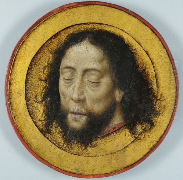 The Head of Saint John the Baptist Oil Painting by Aelbrecht Bouts