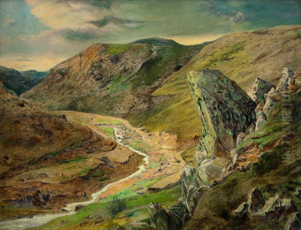 Near Rajec in Moravia Oil Painting by Bedrich Havranek