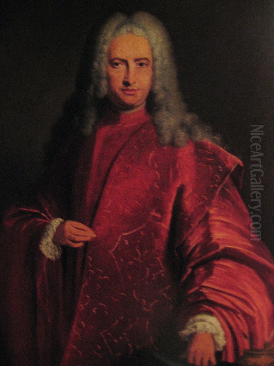 Ritratto dell'AvogadoreVincenzo Querini Oil Painting by Bartolomeo Nazari