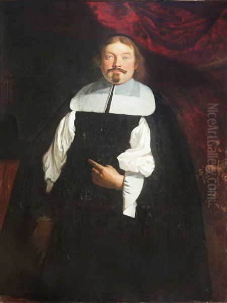 Portrait of Humprecht Johann Count Czernin of Chudenice (1628-1682) Oil Painting by Karel Skreta