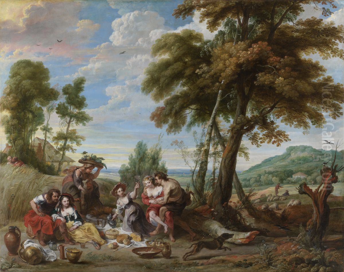 Pastorale Oil Painting by Jan Wildens