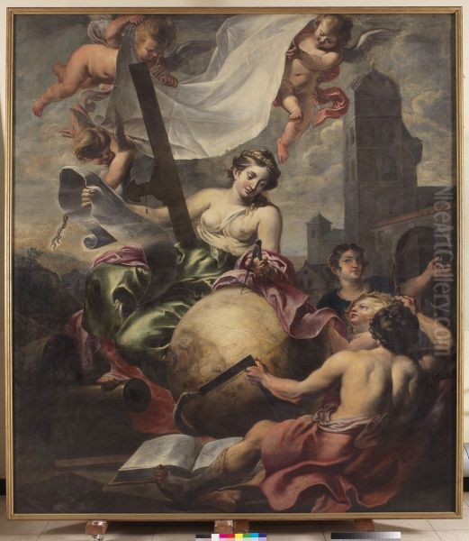Geometria Oil Painting by Cornelis Schut