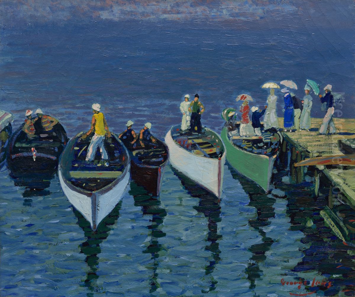 Holiday on the Hudson Oil Painting by George Luks