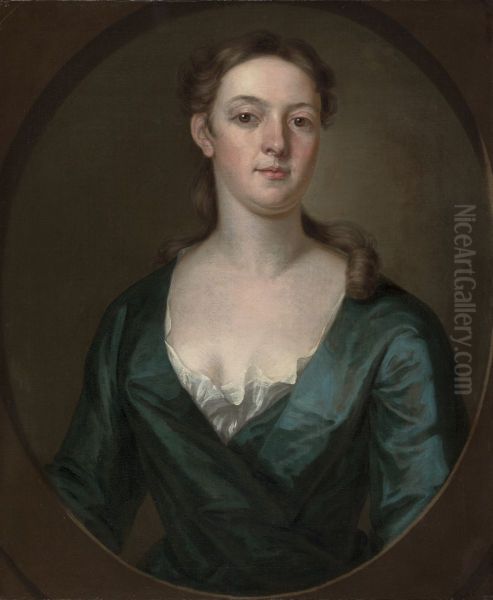 Portrait of a Woman (Judith Colman Bulfinch?) Oil Painting by John Smibert