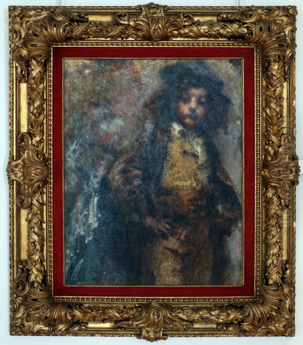 Tranquillo cremona, povero ma superbo Museo Frugone Genova Oil Painting by Tranquillo Cremona