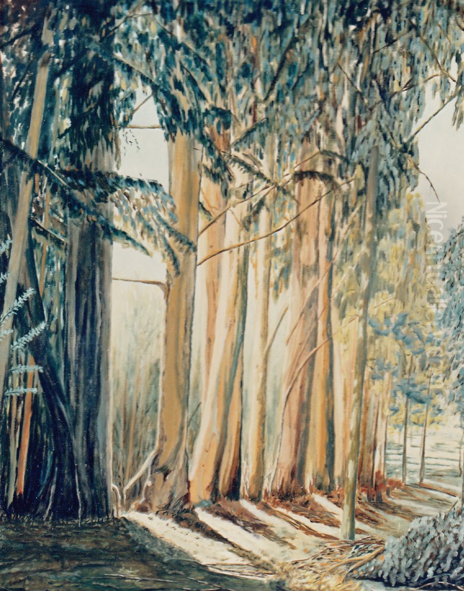 Trasluz I Oil Painting by Eugenio Cruz Vargas
