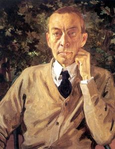 Portrait of the composer, Sergei Vasilievich Rachmaninov