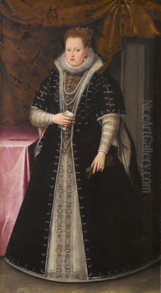 Margherita Gonzaga Oil Painting by Jean Bahuet