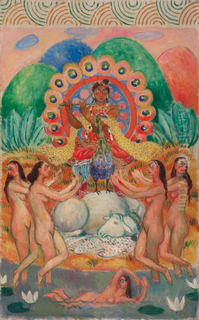 Untitled Oil Painting by William James Glackens