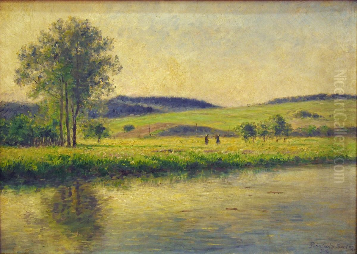 Bonnland Oil Painting by Ludwig von Gleichen-Russwurm