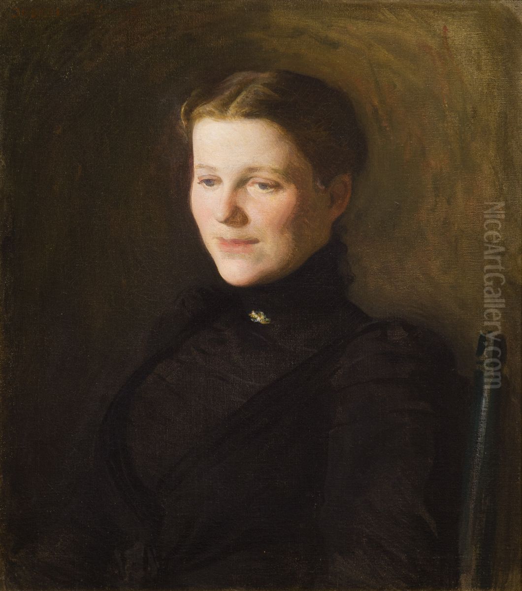 Our Nanny Oil Painting by Joseph DeCamp