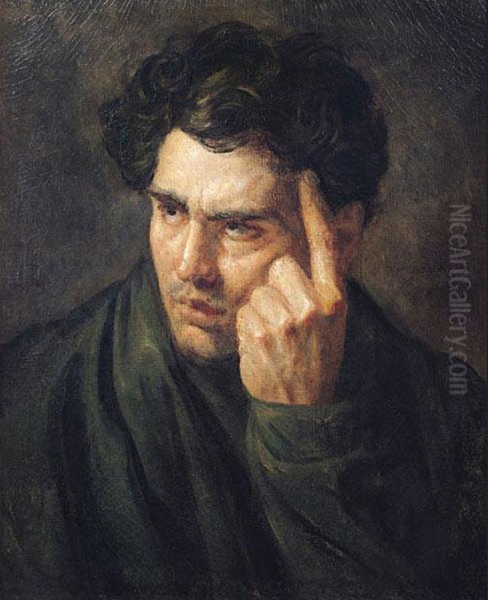 Portrait d'homme Oil Painting by Theodore Gericault