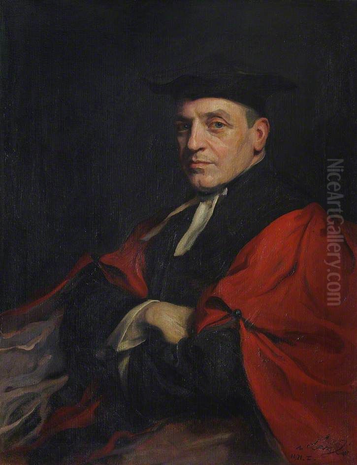 Edmund Courtenay Pearce, Master, Bishop of Derby Oil Painting by Philip de Laszlo