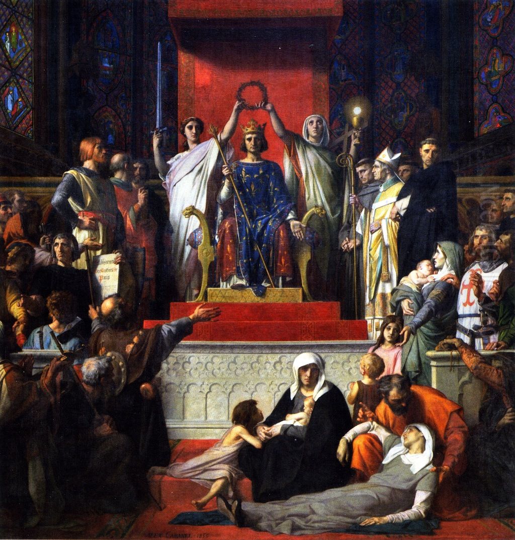 La Glorification de Saint Louis Oil Painting by Alexandre Cabanel