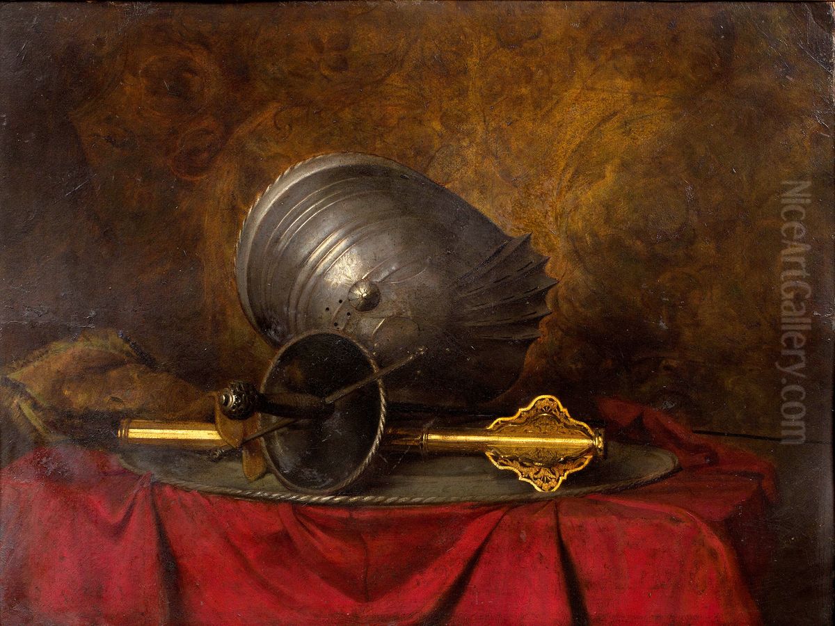 Martwa natura Oil Painting by Tomasz Antoni Lisiewicz