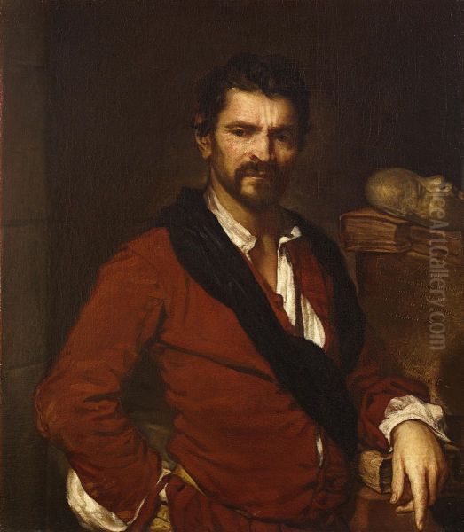 Ritratto di Francesco Maria Bruntino Oil Painting by Fra Galgario