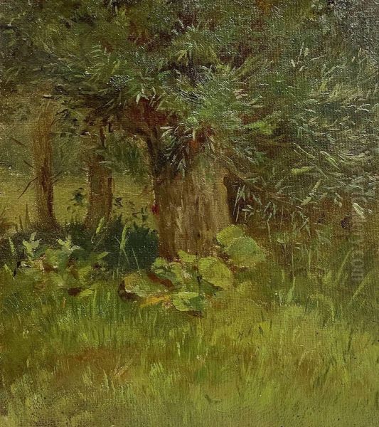 Baumstudie Oil Painting by Carl Gustav Carus