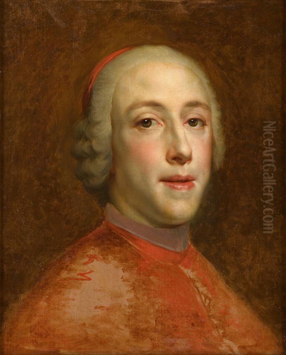 Portrait de Henry Edward Stuart, cardinal duc d'Yorck Oil Painting by Anton Raphael Mengs