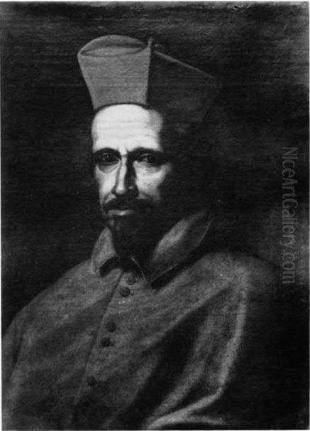 Portrait of Cardinal Giulio Rospigliosi Oil Painting by Giovanni Maria Morandi