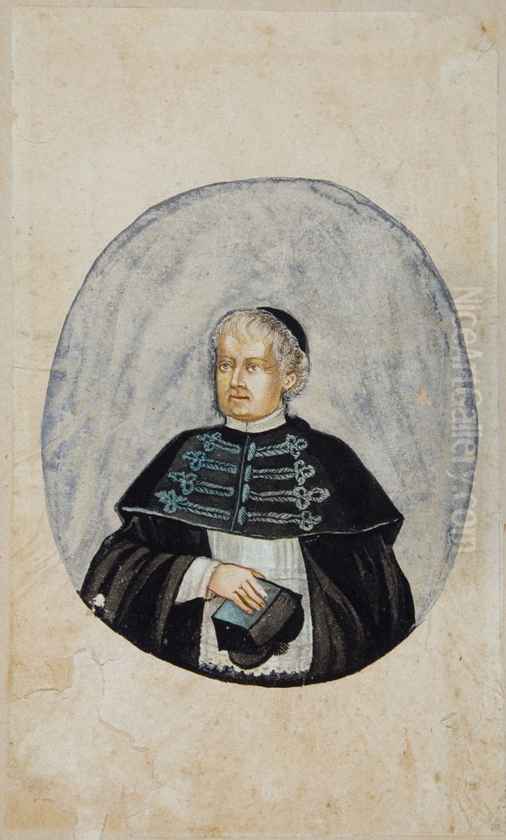 Padre Idelfonso Xavier Oil Painting by Miguelzinho Dutra