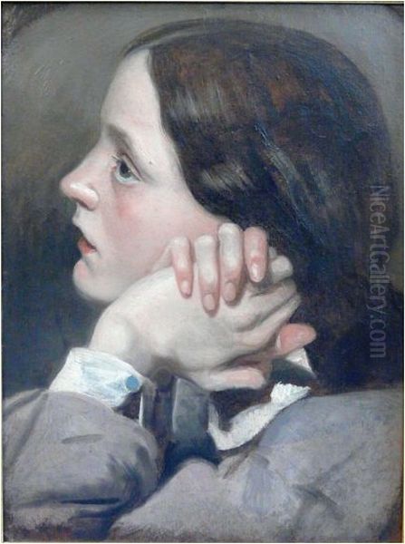 Effie Gray Oil Painting by Sir John Everett Millais