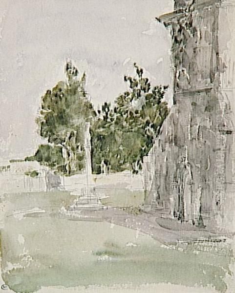 Chapelle Saint-Marguerite Oil Painting by Eugene Louis Boudin
