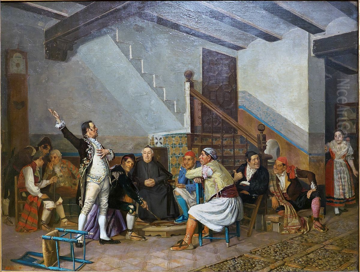 The political charlatan Oil Painting by Bernardo Ferrandiz Badenes