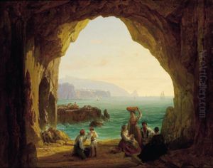 Grotto of Sorrento with a View of Capo Mahea