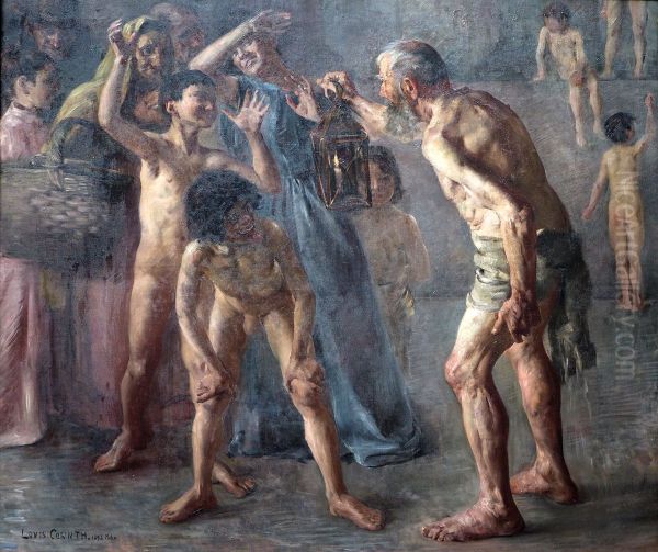 Diogenes Oil Painting by Lovis Corinth