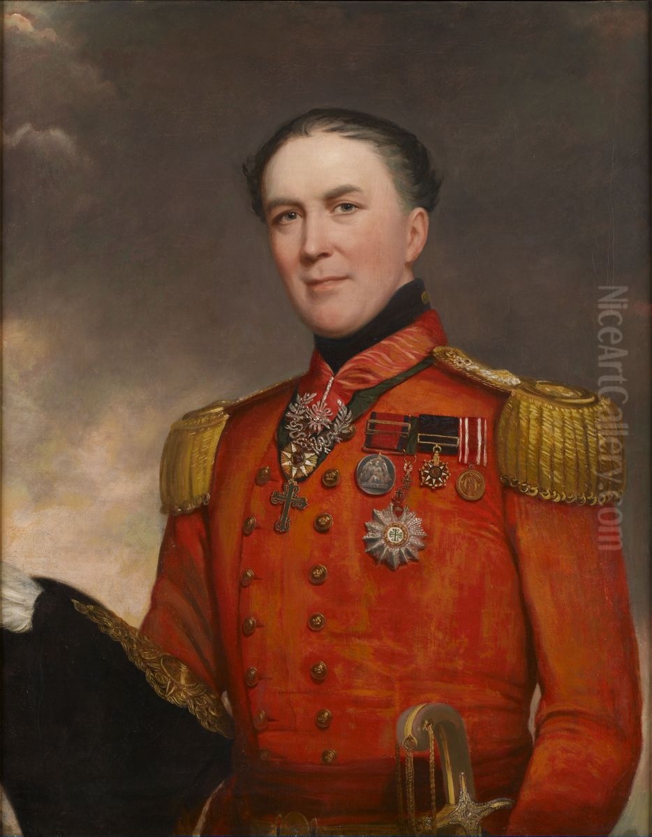 Sir George Lloyd Hodges (1792-1862), KCB Oil Painting by Unidentified painter