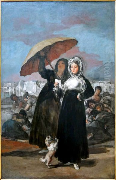 The Letter Oil Painting by Francisco Goya Fuendetodos