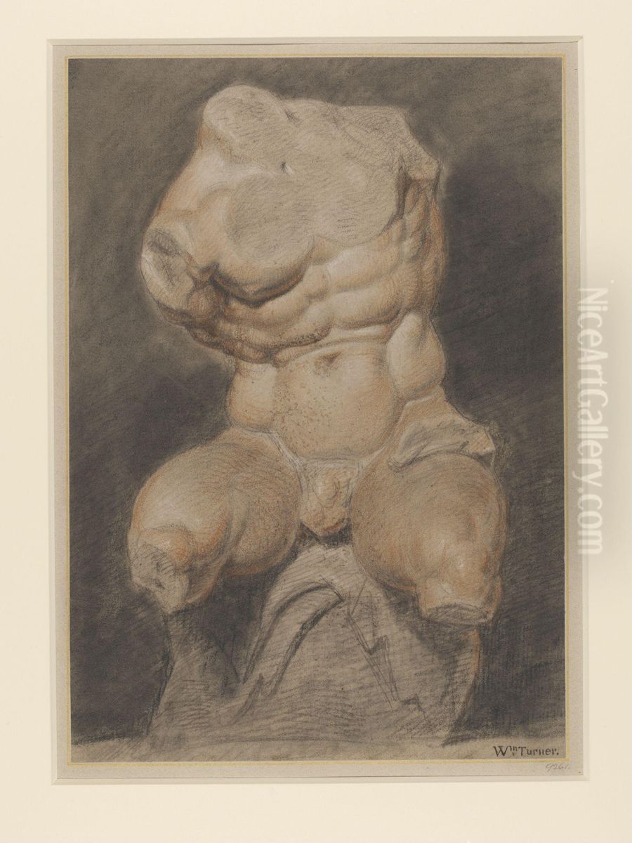 Study of the Belvedere Torso Oil Painting by J. M. W. Turner