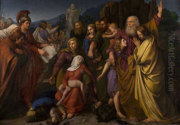 Machabeusze Oil Painting by Wojciech Stattler