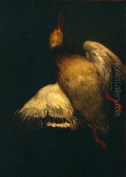 Pato muerto Oil Painting by Francisco Goya Fuendetodos