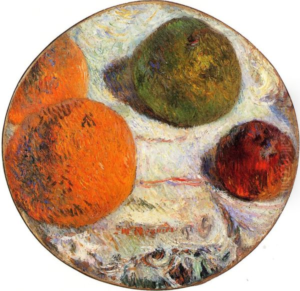 Fruit Oil Painting by Paul Gauguin