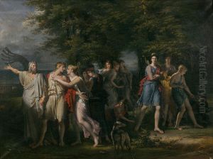 Telemachus, Urged by Mentor, Leaving the Island of Calypso