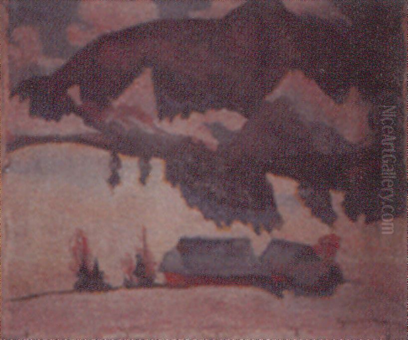 Pejzaz tatrzanski Oil Painting by Stanislaw Ignacy Witkiewicz (Witkacy)