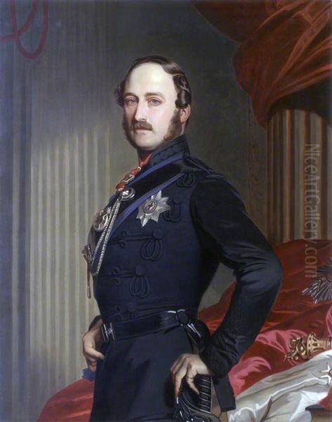 Prince Albert (1819-1861) Oil Painting by Franz Xaver Winterhalter