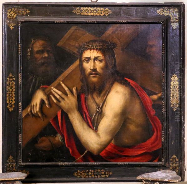 Cristo portacroce Oil Painting by Il Sodoma