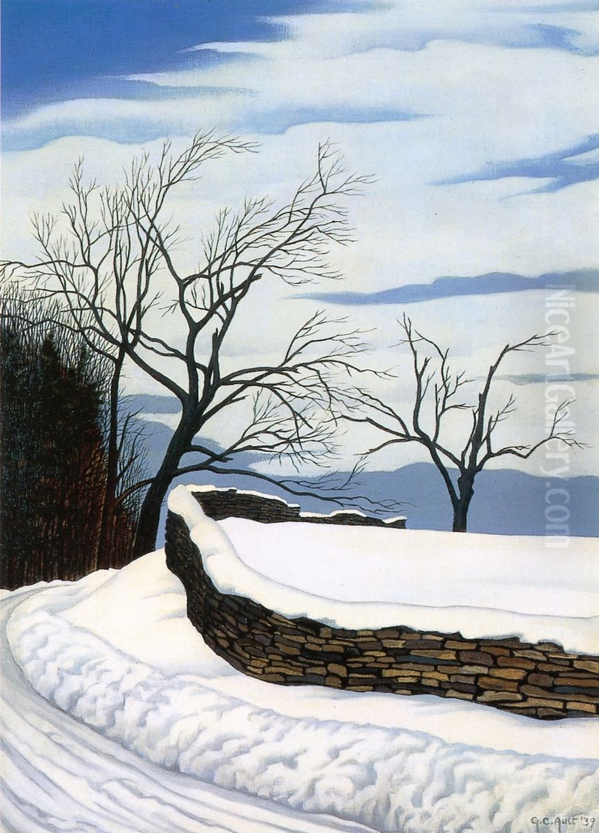 Where the Road Turns Oil Painting by George Ault