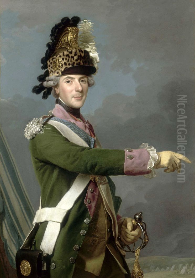 Louis de France, dauphin Oil Painting by Alexander Roslin