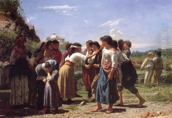 La mosca cieca Oil Painting by Noe Bordignon