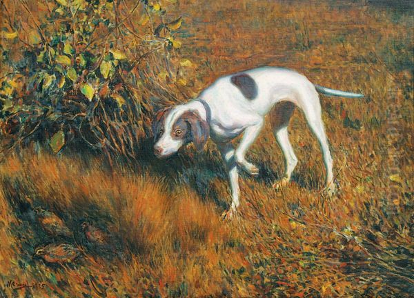 Cuca Parando una Codorniz Oil Painting by Armando Menocal