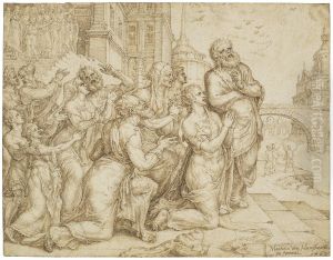 Susanna and her relatives praising the Lord