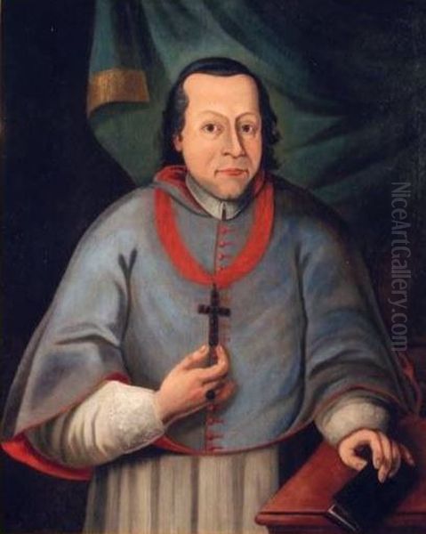 Karoly Esterhazy (1725-1799), bishop of Vac and Eger Oil Painting by Unidentified painter