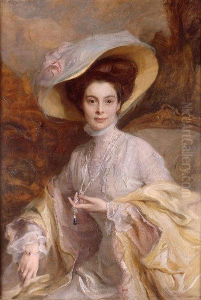 Crown Princess Cecilie Oil Painting by Philip de Laszlo