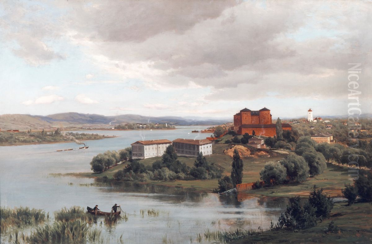 Hame Castle Oil Painting by Hjalmar Munsterhjelm