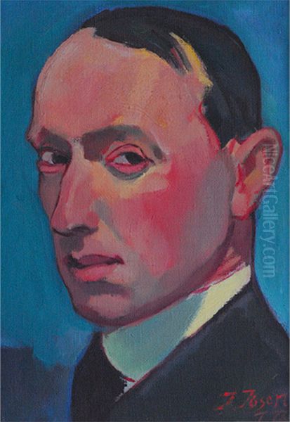 Self-portrait Oil Painting by Immanuel Ibsen